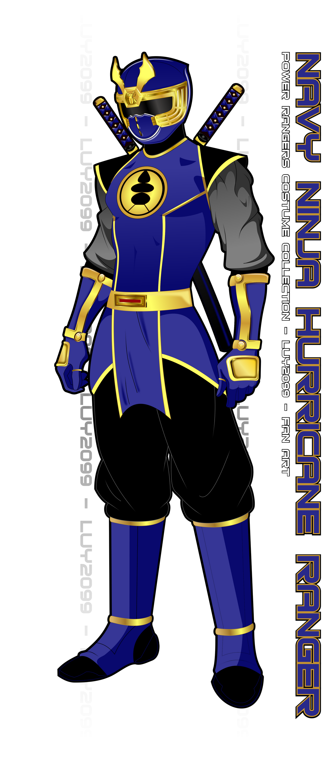 Ninja Ranger Render Deviantart Ninja Hurricane Navy Ranger -Luy Fan Art- by Luy2099 on DeviantArt