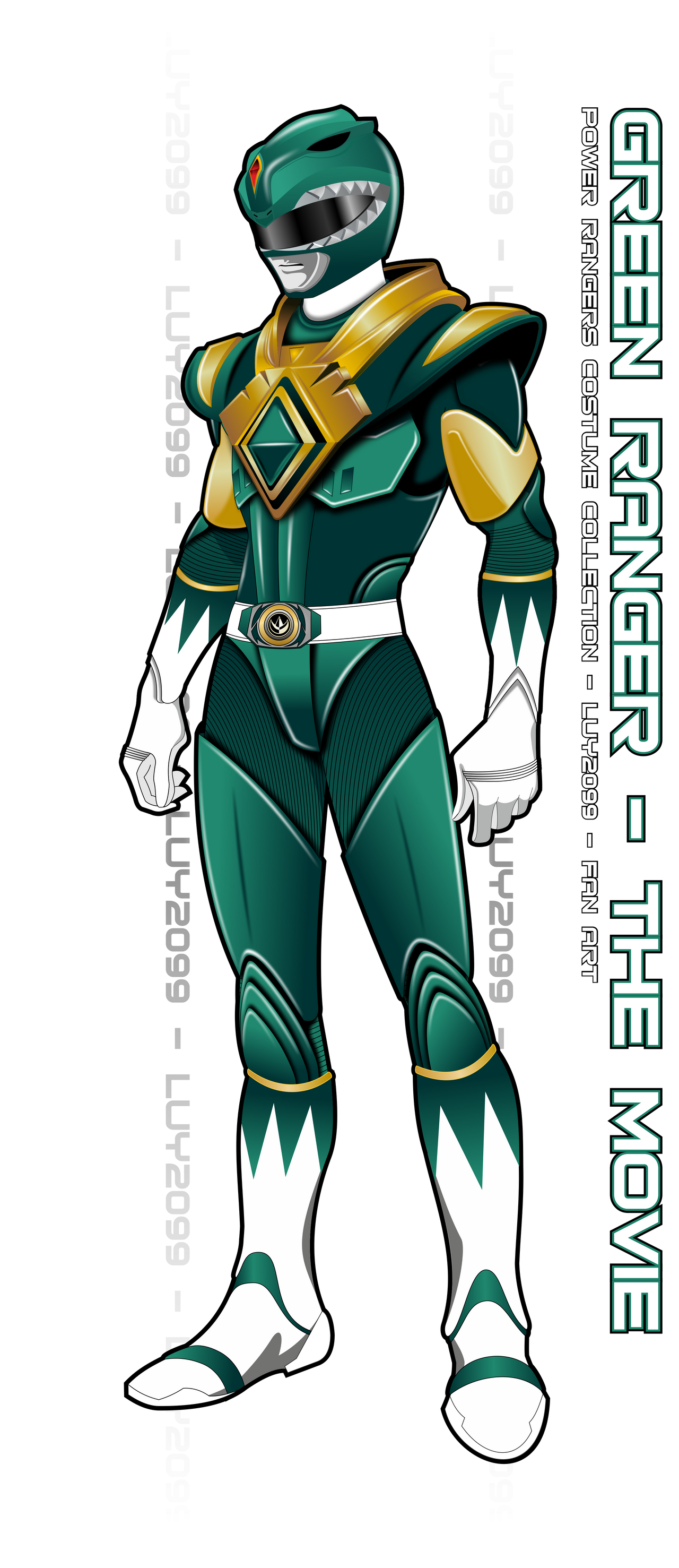The Movie Green Ranger -Luy Fan Art- by Luy2099 on DeviantArt