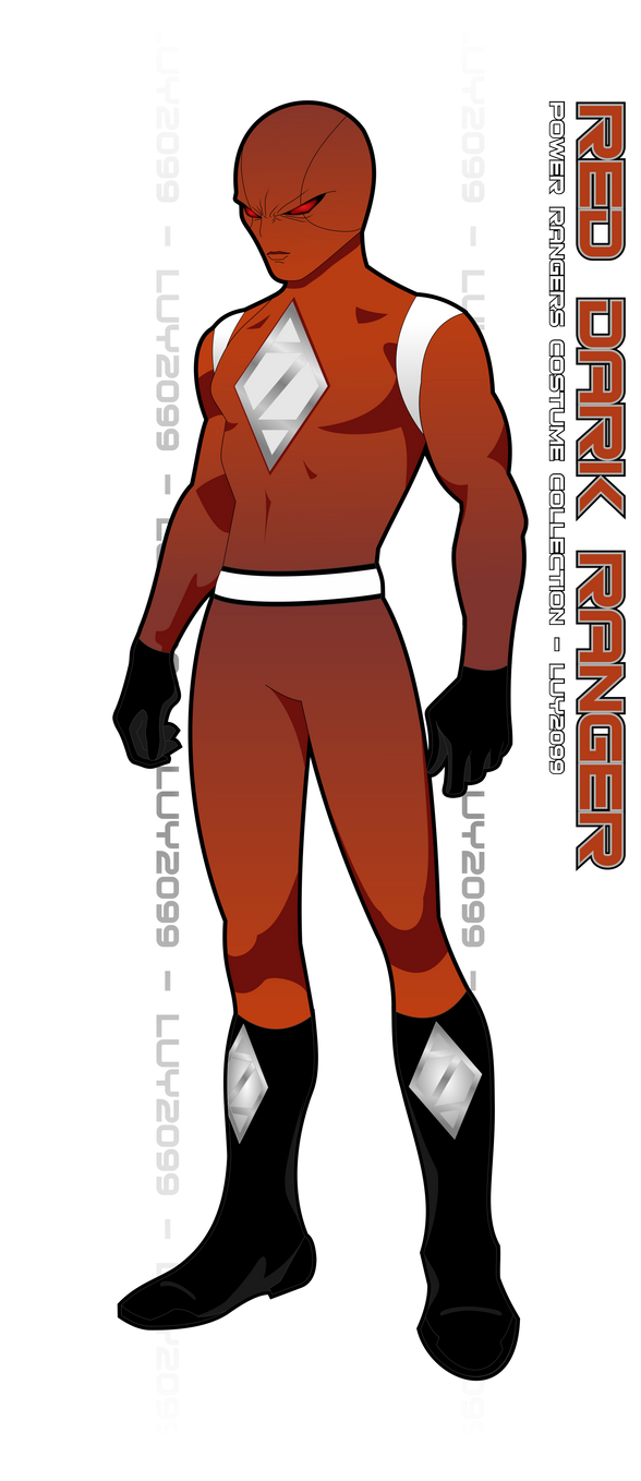 Dark Red Ranger by Luy2099 on DeviantArt
