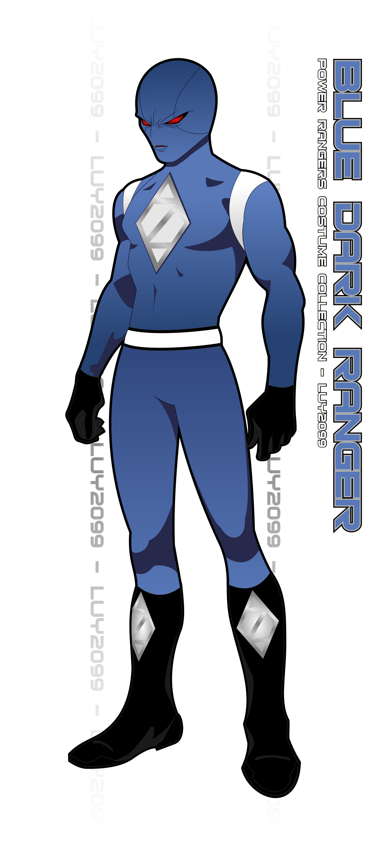 Dark Blue Ranger by Luy2099 on DeviantArt