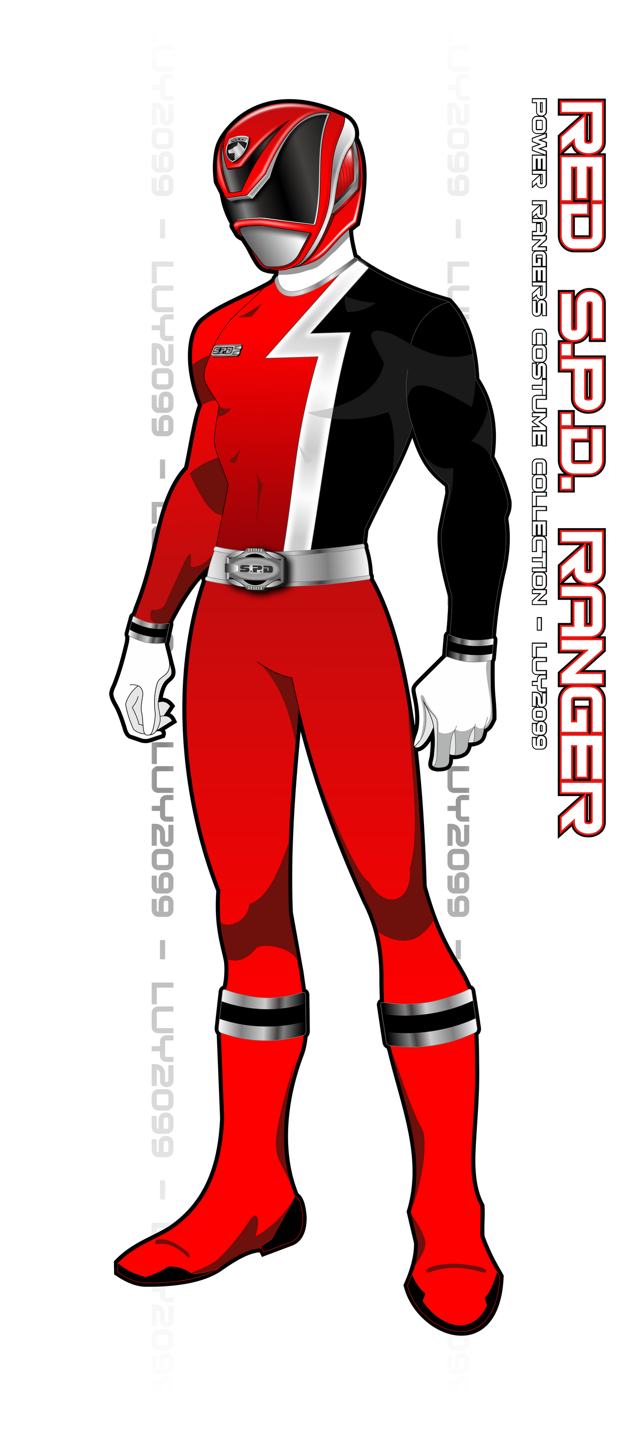 S.P.D. Red Ranger by Luy2099 on DeviantArt