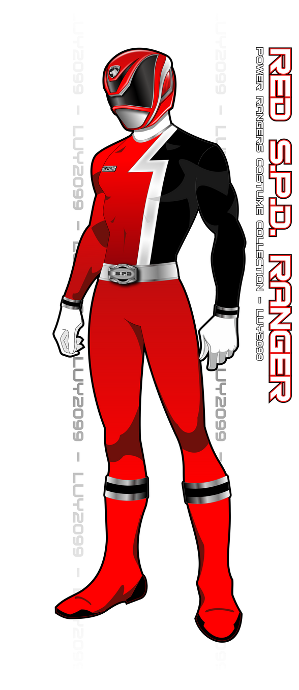 S.P.D. Red Ranger by Luy2099 on DeviantArt