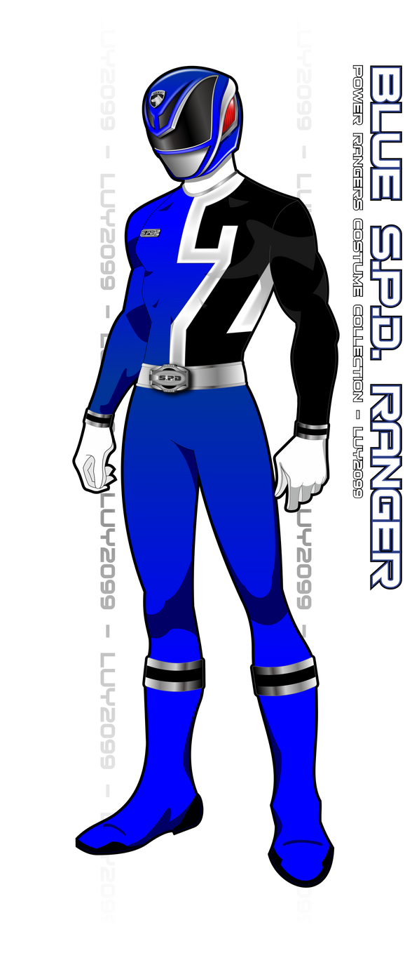 S.P.D. Blue Ranger by Luy2099 on DeviantArt