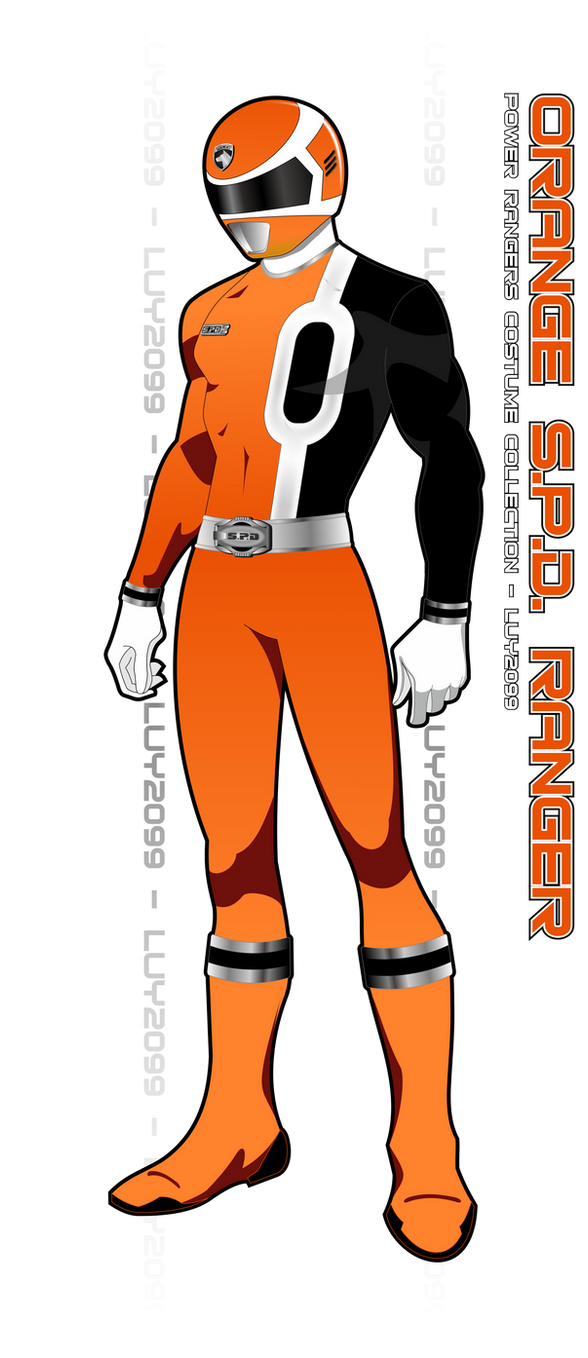 S.P.D. Orange Ranger by Luy2099 on DeviantArt