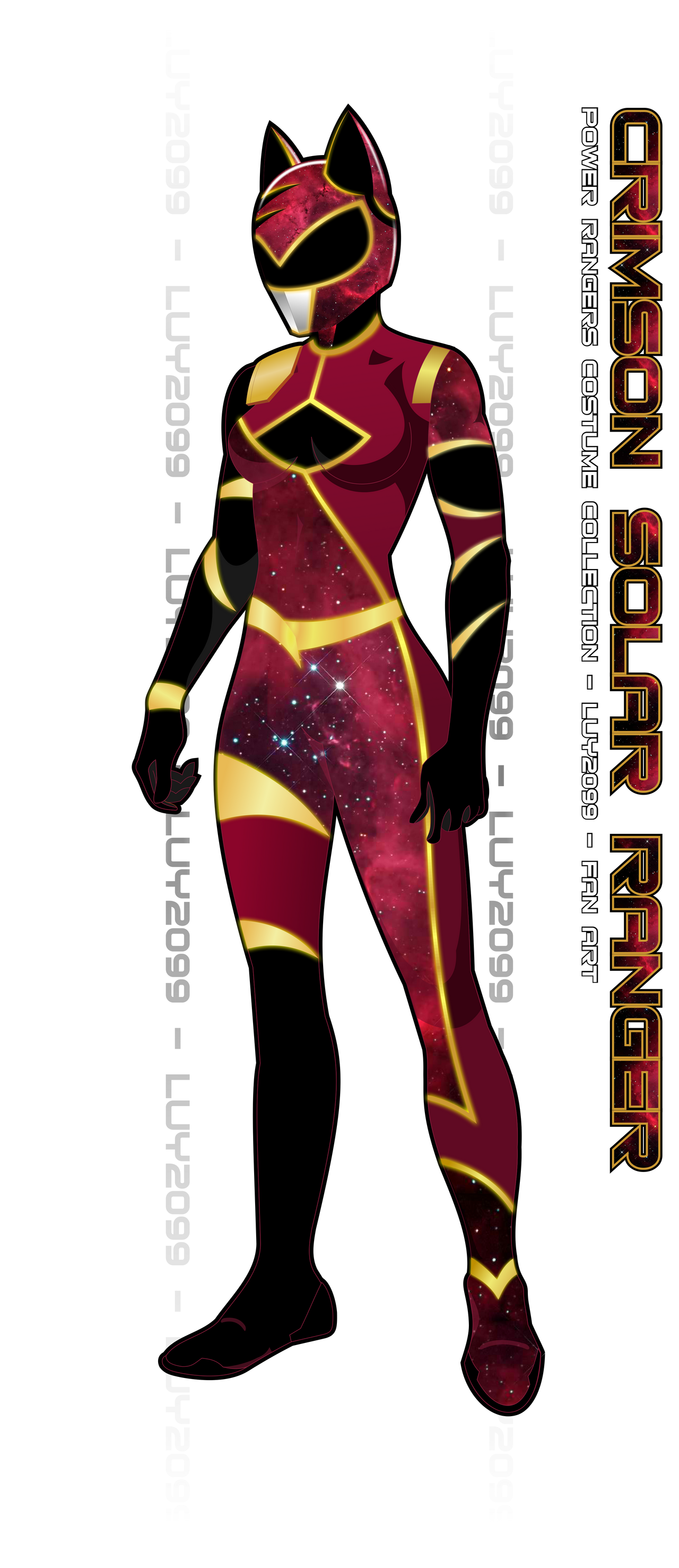 Solar Crimson Ranger -Fan Art- by Luy2099 on DeviantArt
