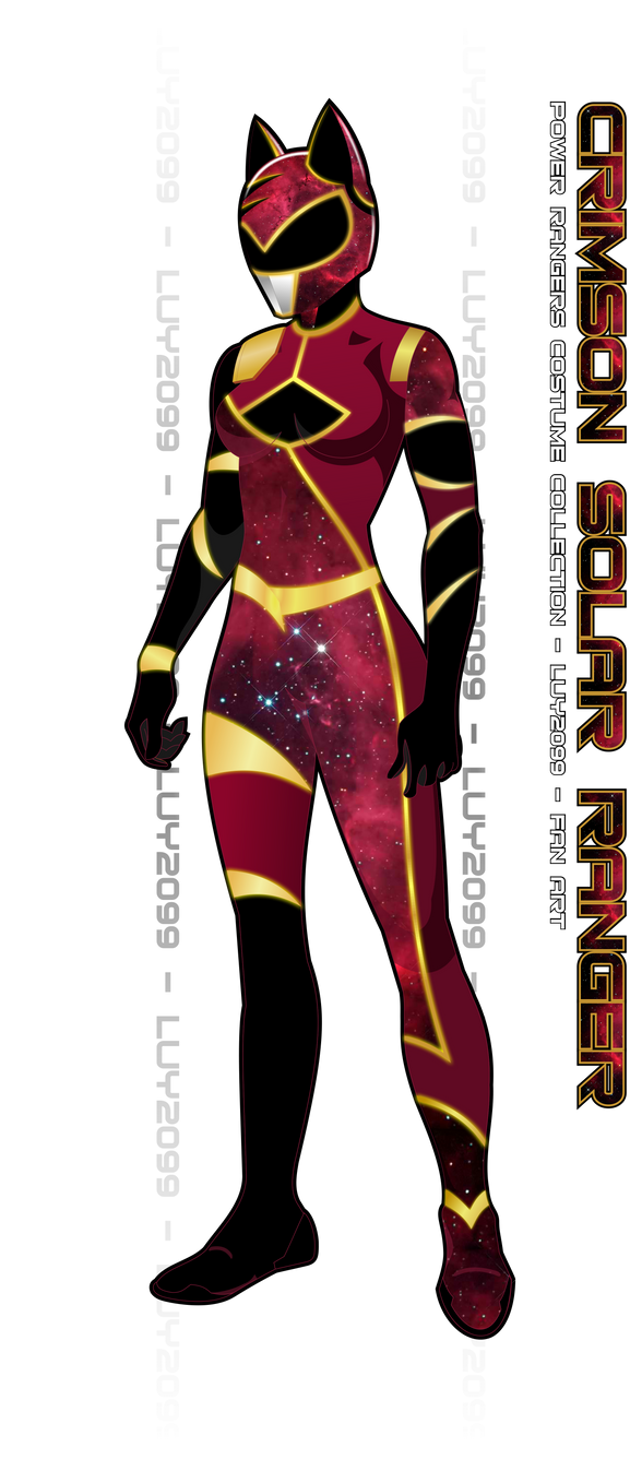 Solar Crimson Ranger -Fan Art- by Luy2099 on DeviantArt