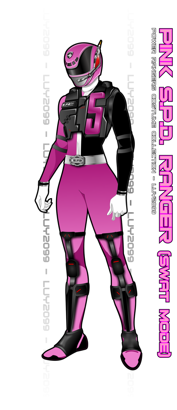 S.P.D. Pink Ranger Swat Mode by Luy2099 on DeviantArt
