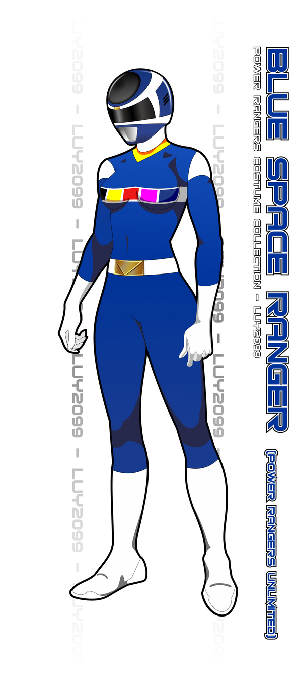 In Space Blue Ranger -Original- by Luy2099 on DeviantArt