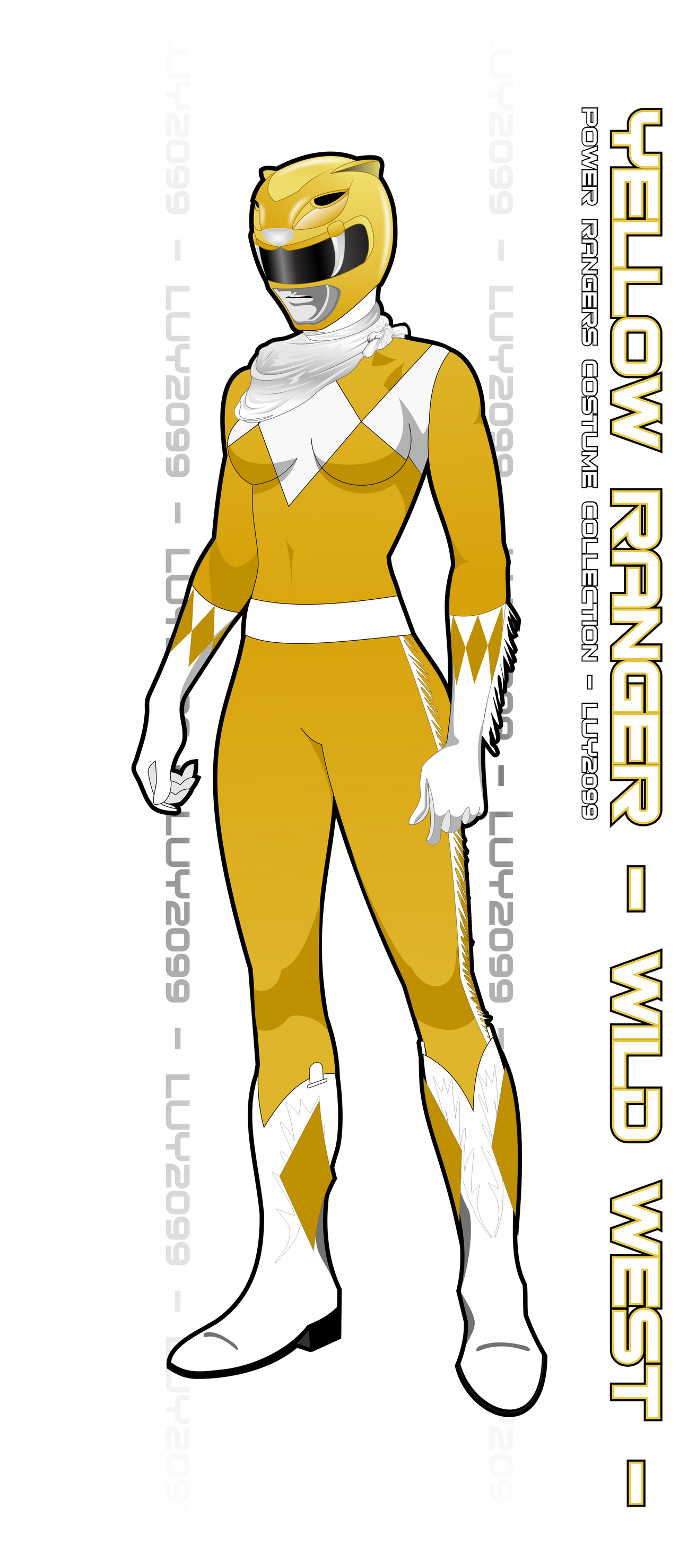 Wild West Yellow Ranger by Luy2099 on DeviantArt