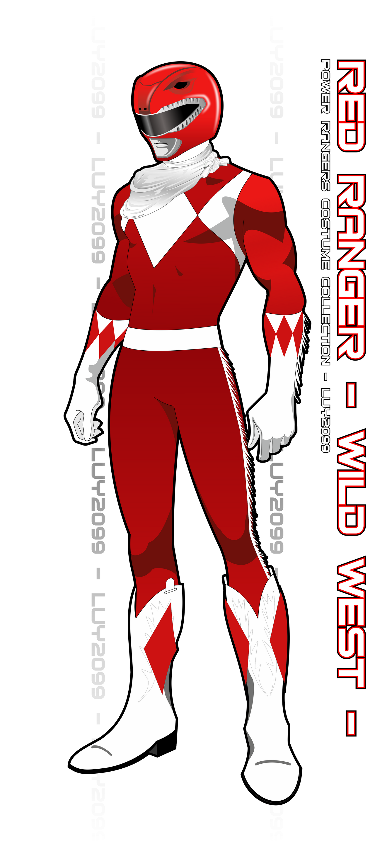 Wild West Red Ranger by Luy2099 on DeviantArt