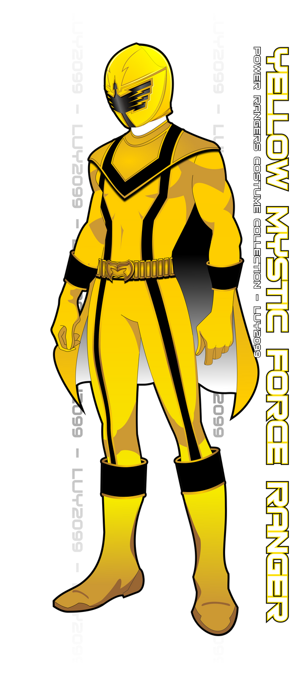 Mystic Force Yellow Ranger by Luy2099 on DeviantArt