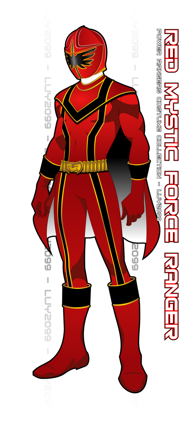 Mythos Red Ranger Mystic Force Red Ranger by Luy2099 on DeviantArt