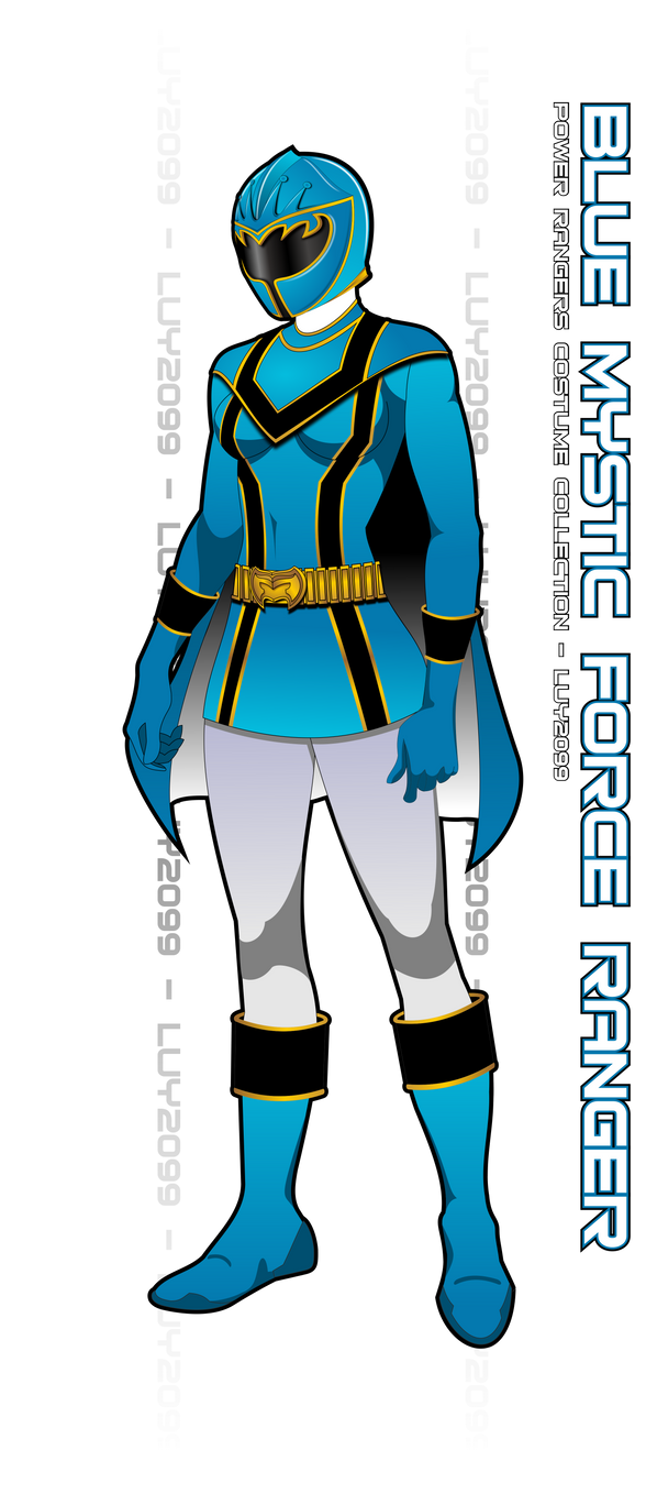 Mystic Force Blue Ranger by Luy2099 on DeviantArt