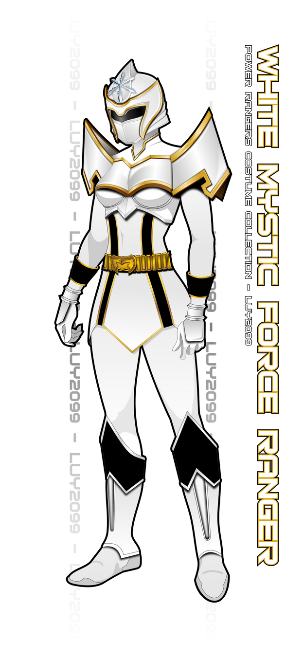 Mystic Force White Ranger by Luy2099 on DeviantArt