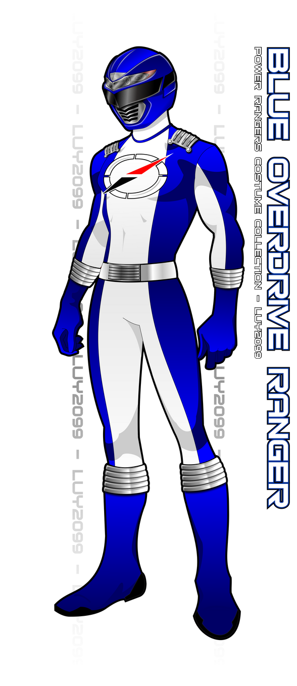 Blue Ranger Traceable Operation Overdrive Blue Ranger by Luy2099 on DeviantArt
