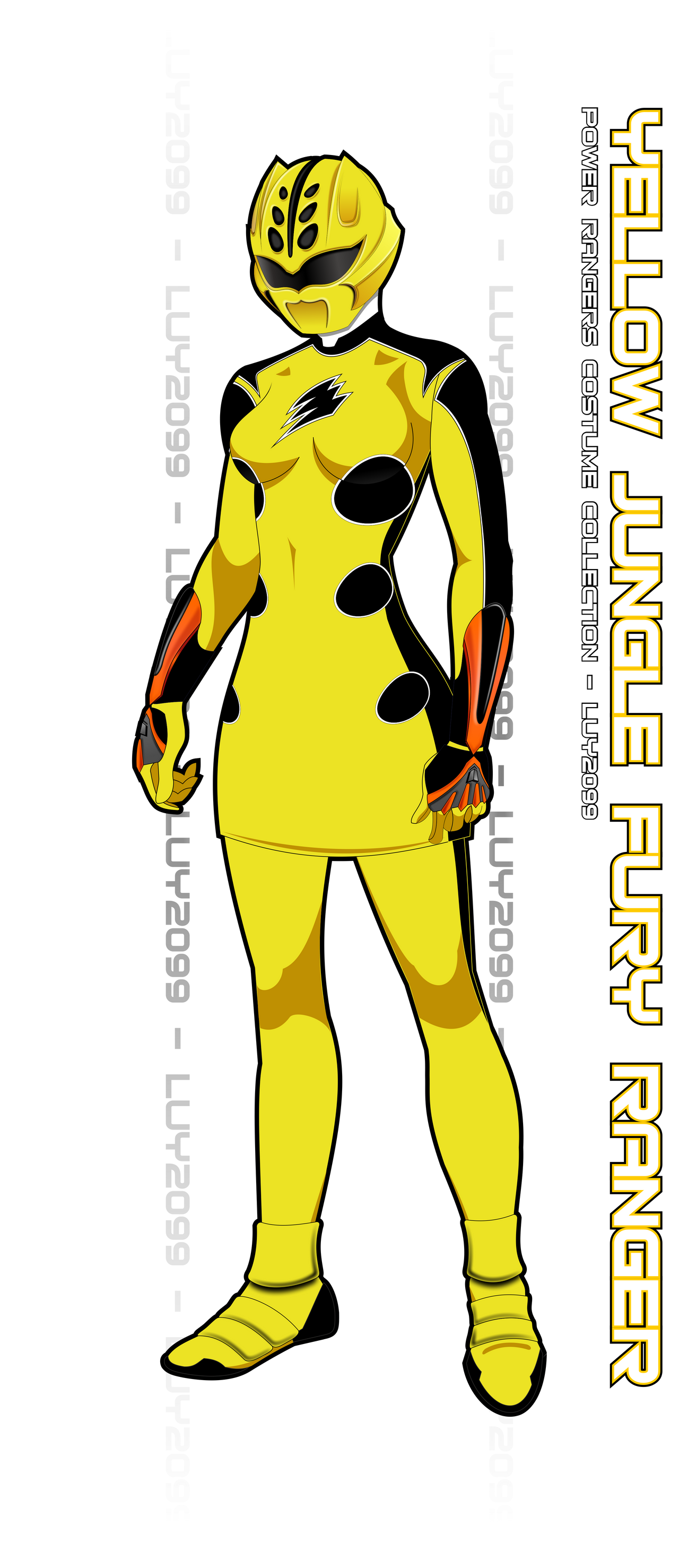 Jungle Fury Yellow Ranger by Luy2099 on DeviantArt
