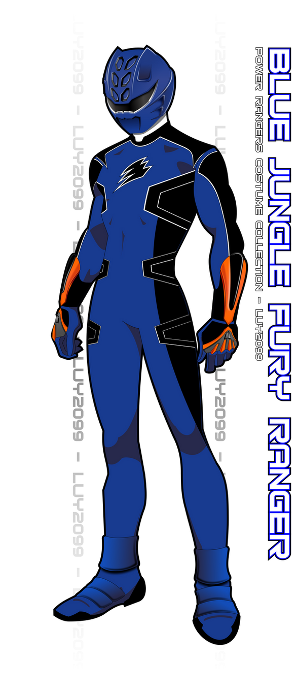 Jungle Fury Blue Ranger by Luy2099 on DeviantArt