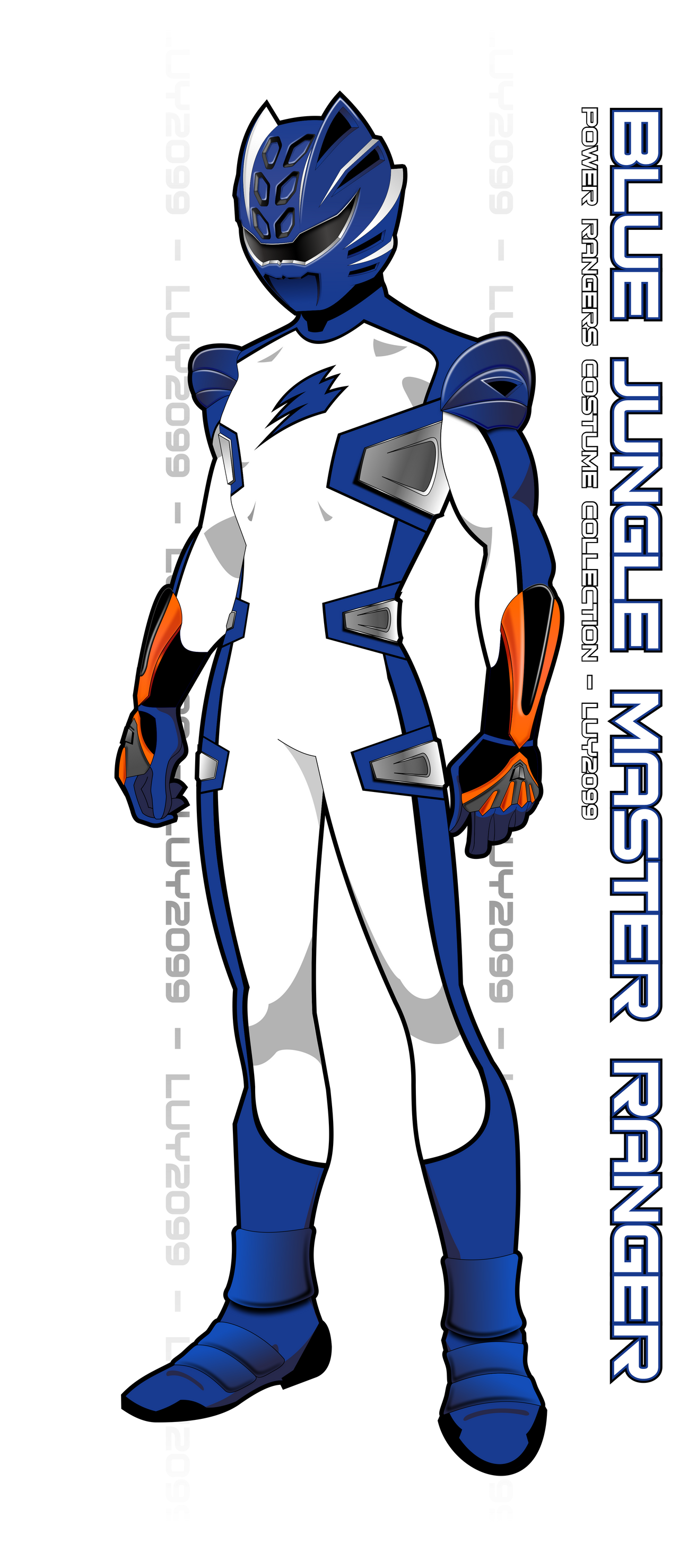 Jungle Master Blue Ranger by Luy2099 on DeviantArt