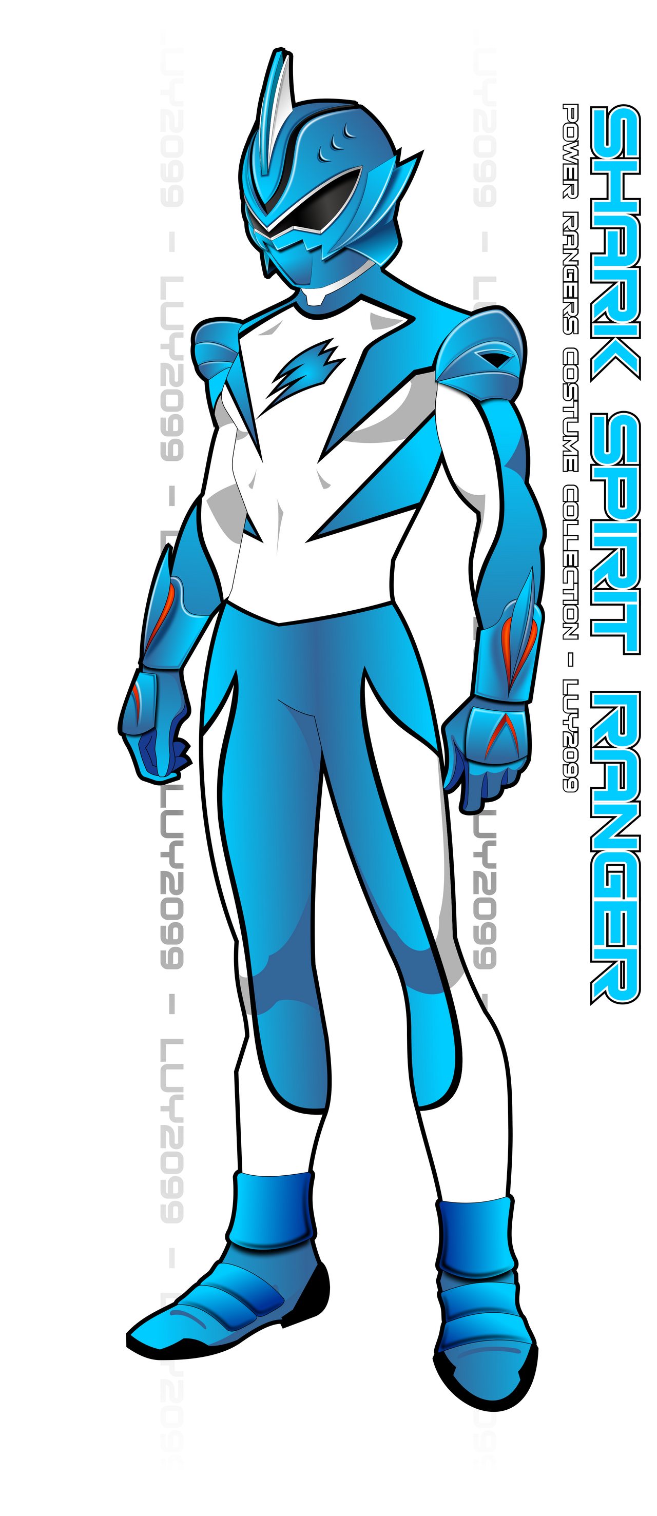 Vul Shark Ranger Power Rangers Jungle Fury Shark Ranger