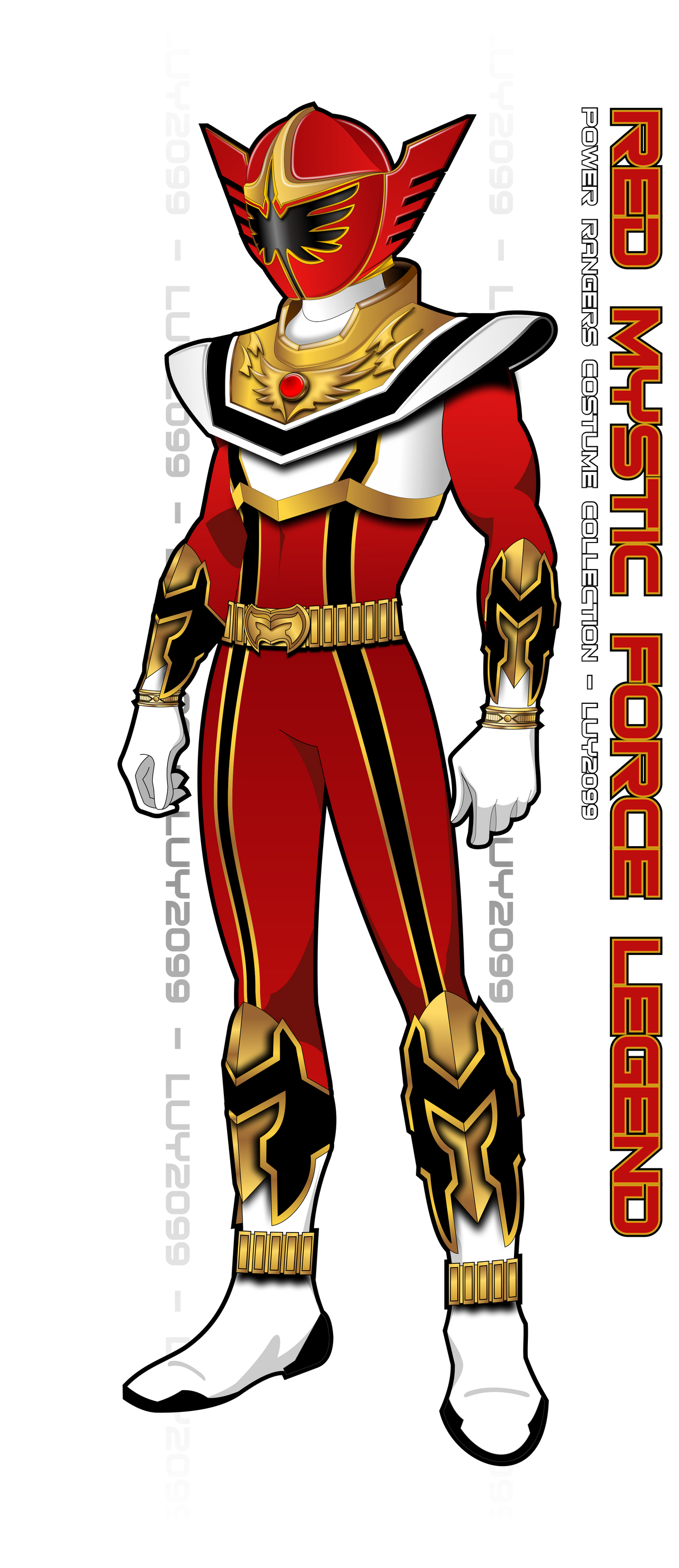 Mythos Red Ranger Mystic Force Red Legend Ranger by Luy2099 on DeviantArt