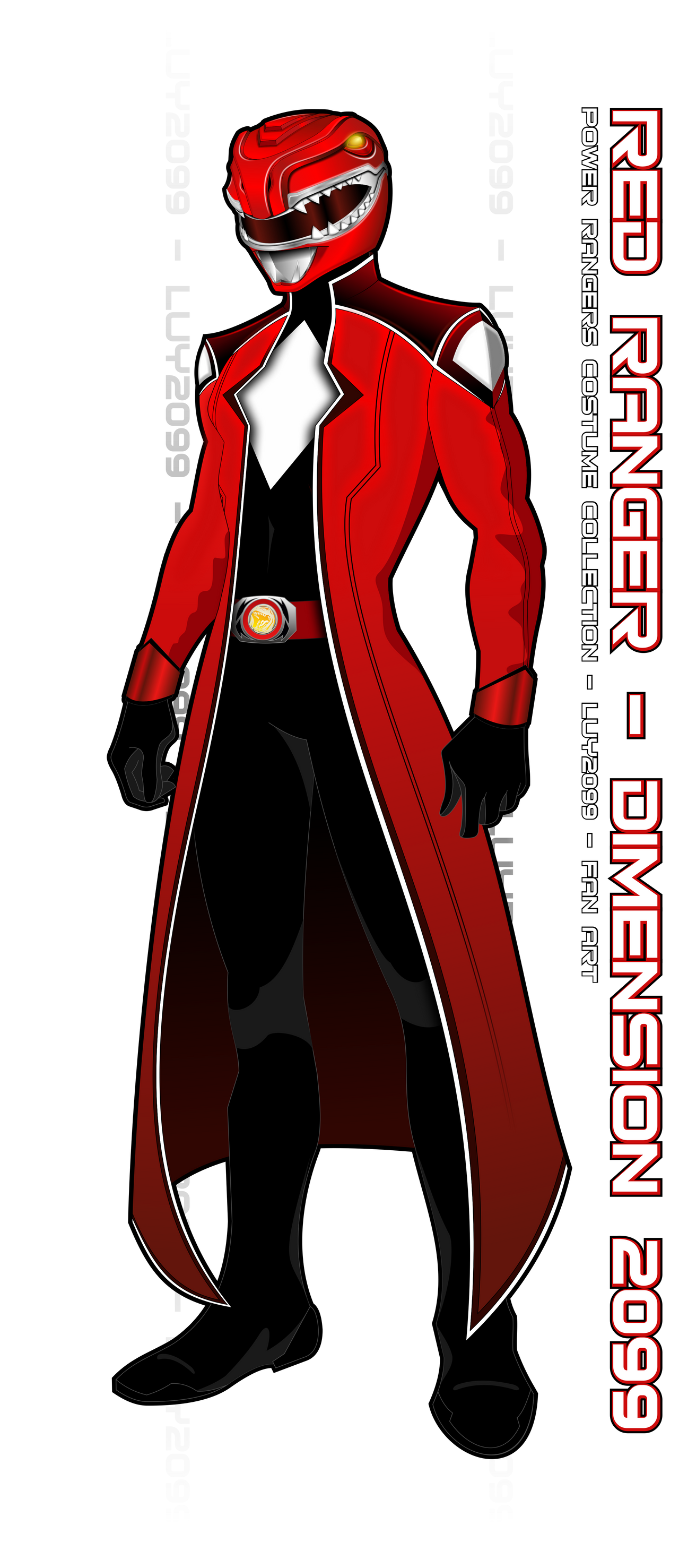 Red Ranger- Dimension 2099 by Luy2099 on DeviantArt