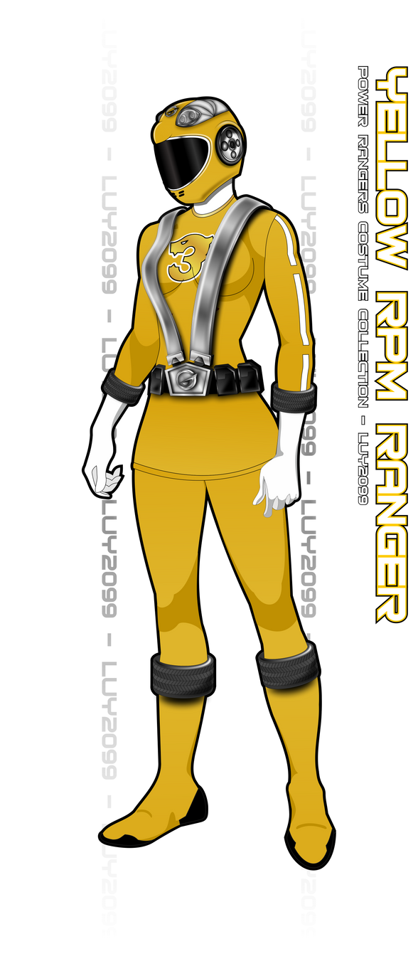 Yellow Ranger Backside RPM Yellow Ranger by Luy2099 on DeviantArt