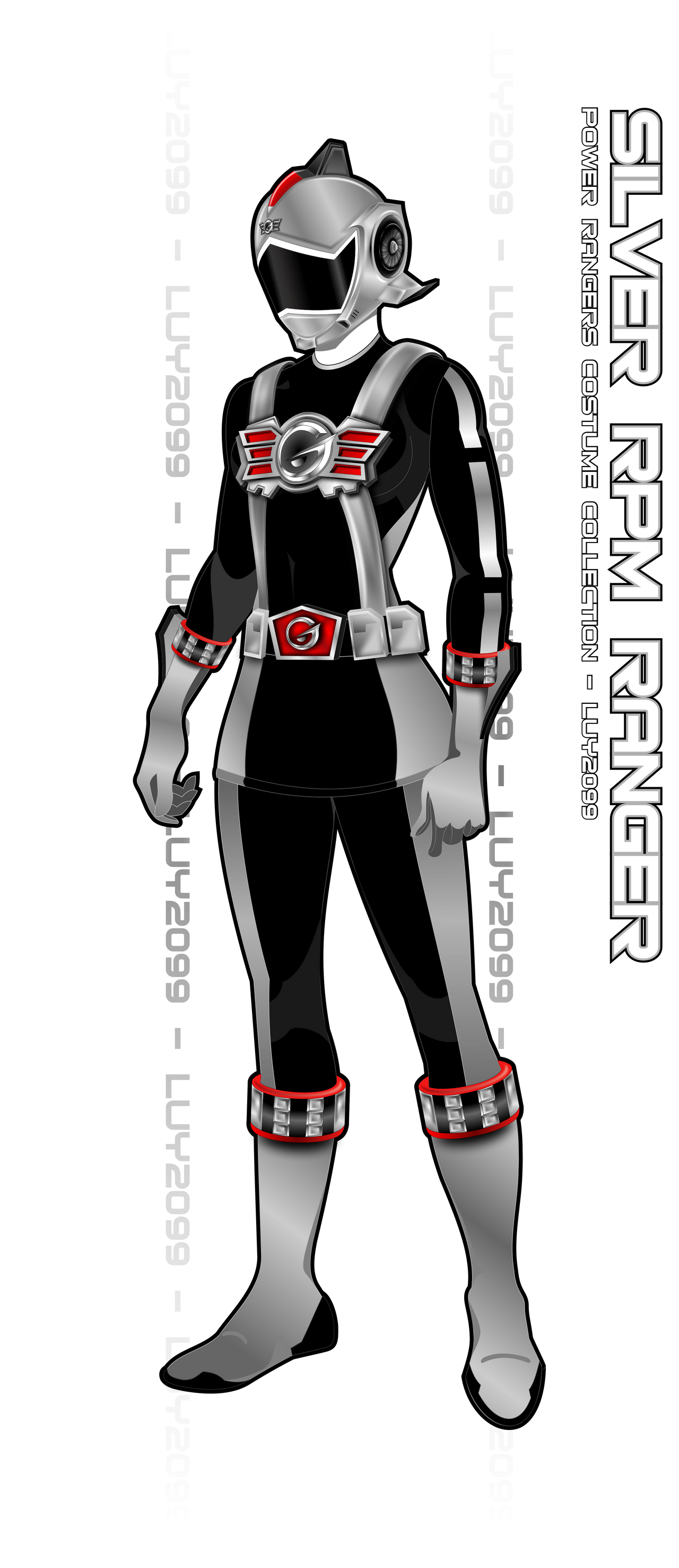 Power Rangers Rpm Silver Ranger