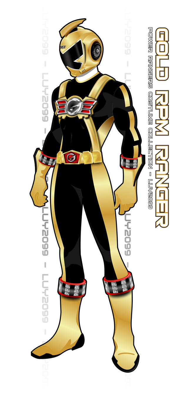 RPM Gold Ranger by Luy2099 on DeviantArt