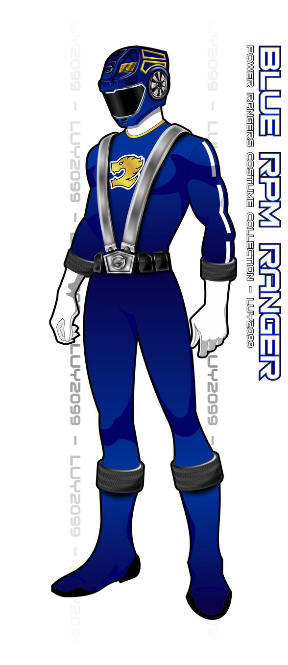 RPM Blue Ranger by Luy2099 on DeviantArt