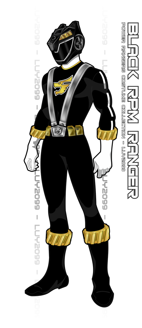 RPM Black Ranger by Luy2099 on DeviantArt