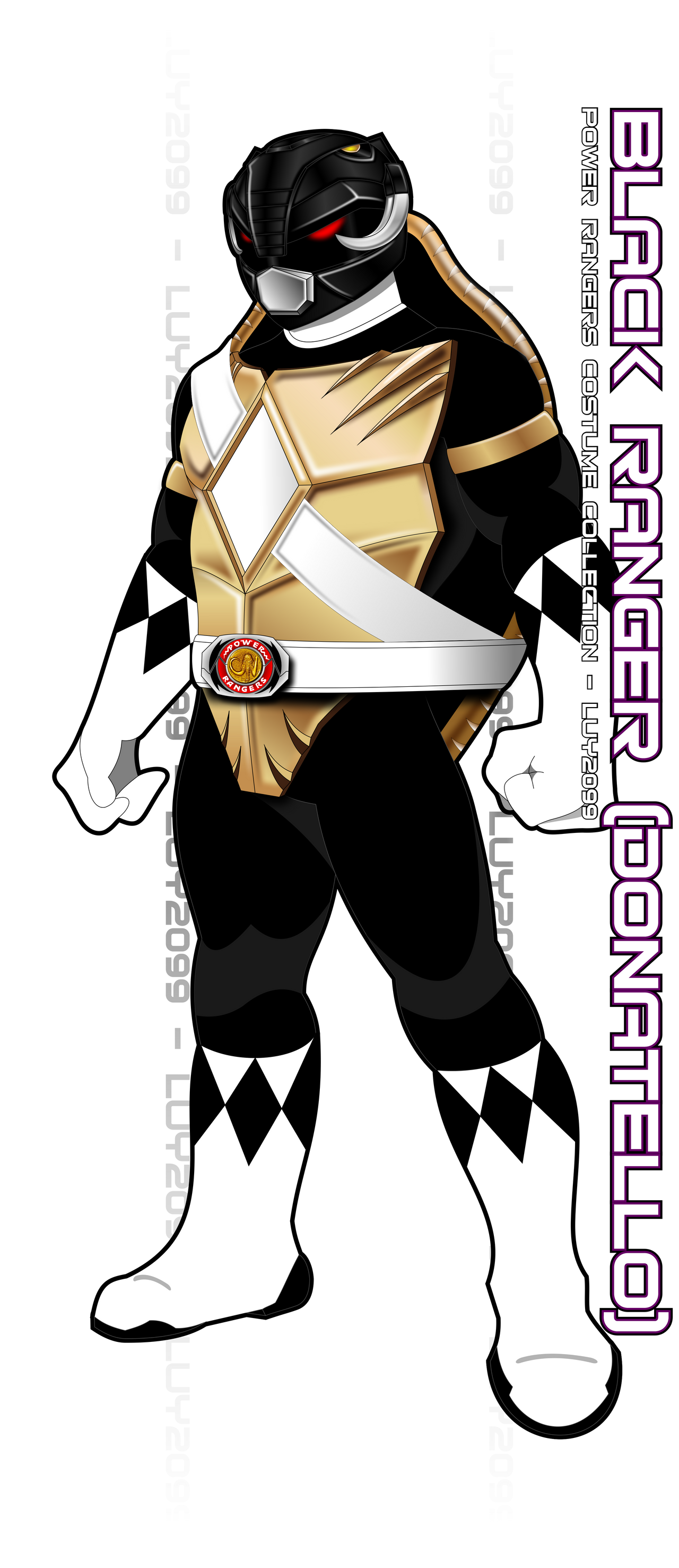 Black Tortoise Ranger TMNT Black Ranger by Luy2099 on DeviantArt