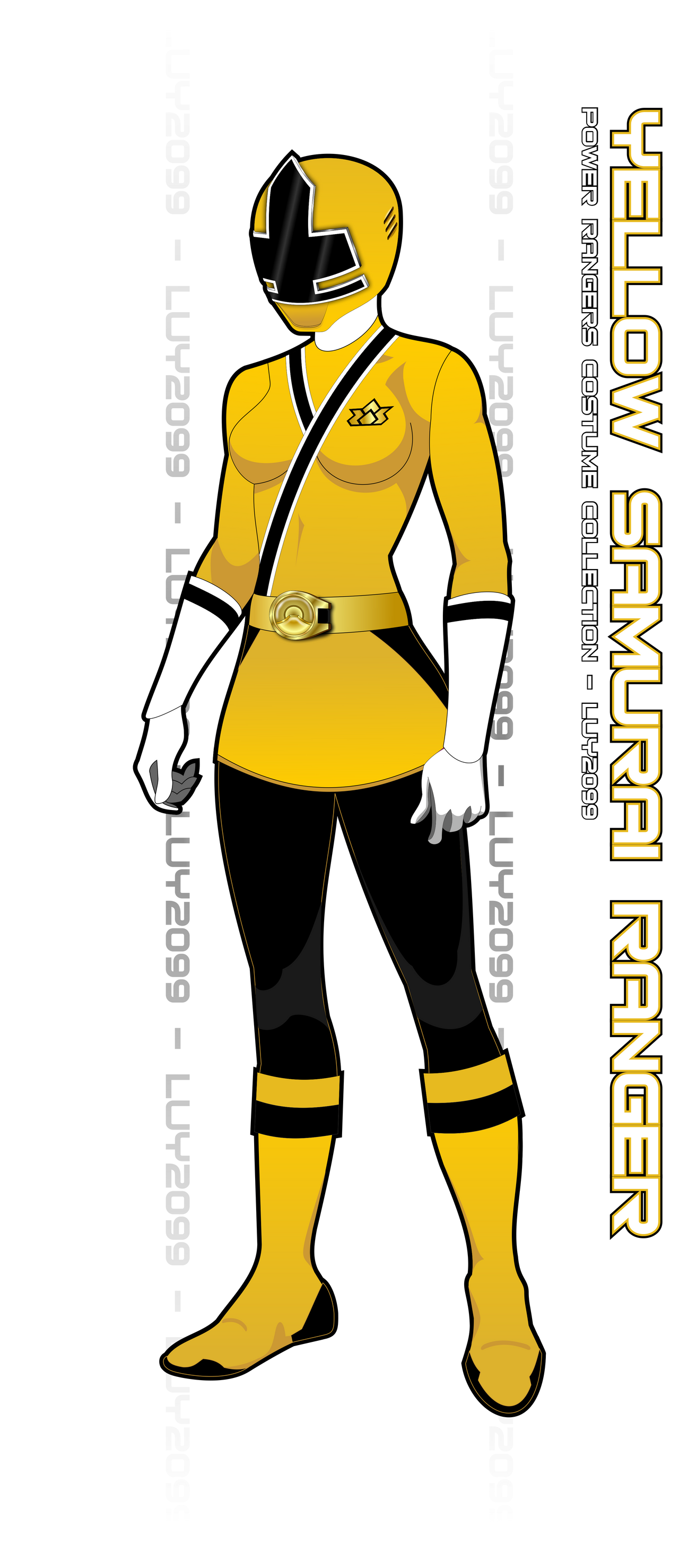 Samurai Yellow Ranger by Luy2099 on DeviantArt
