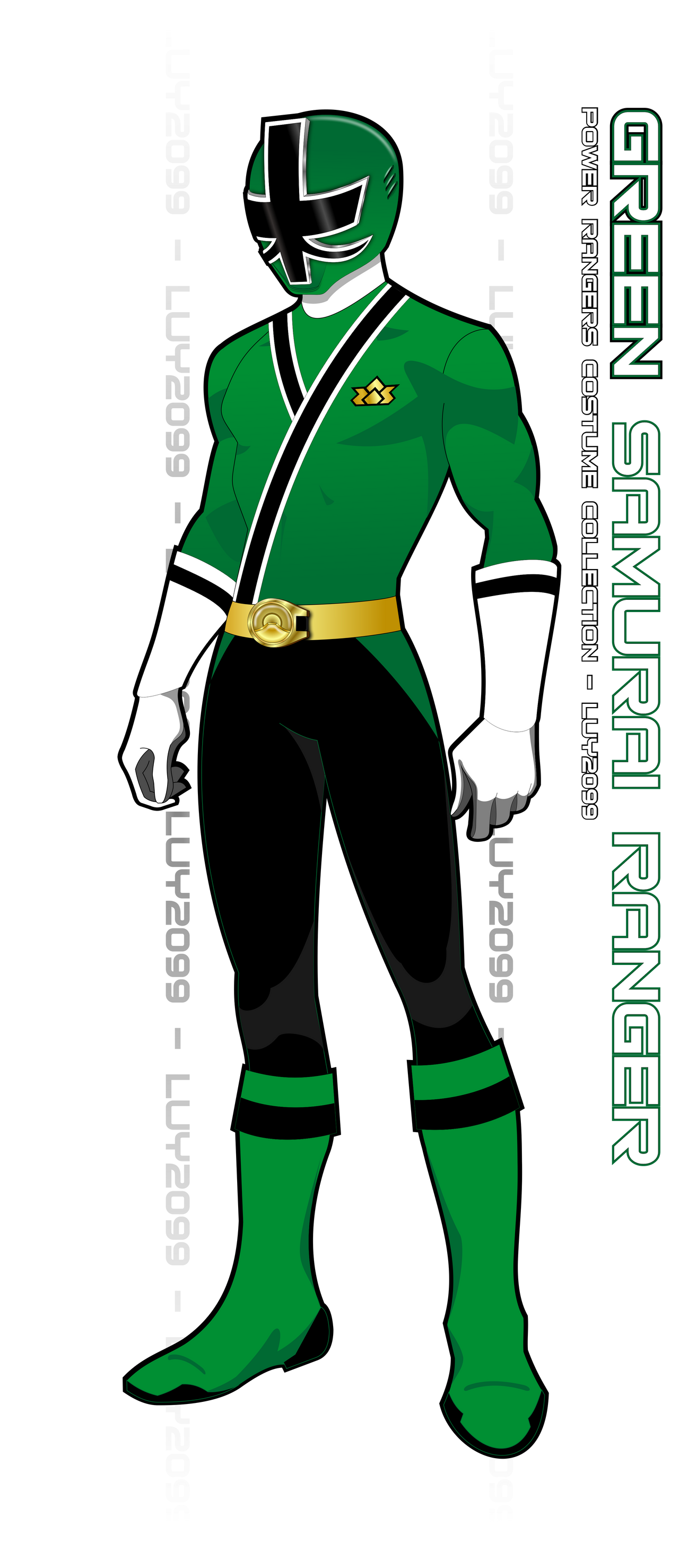 Samurai Green Ranger by Luy2099 on DeviantArt