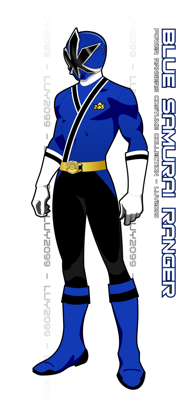 Samurai Blue Ranger by Luy2099 on DeviantArt