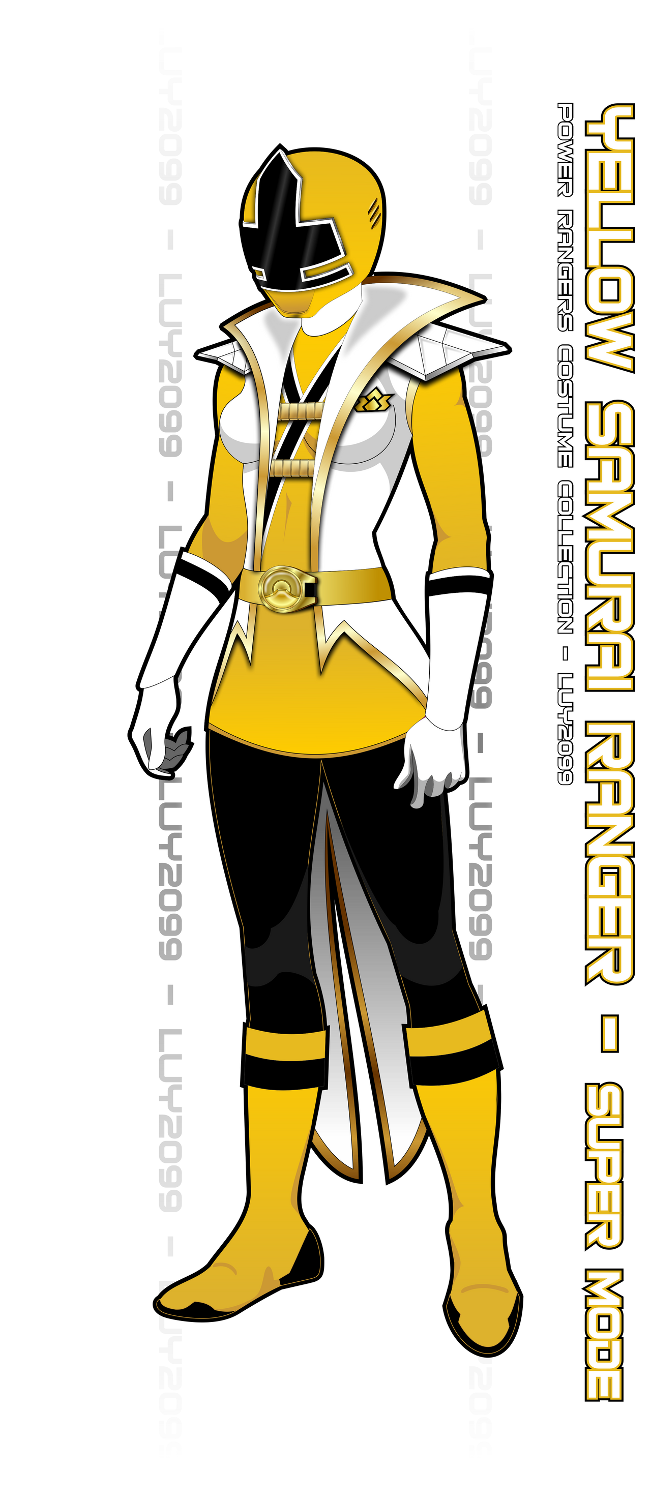 Samurai Yellow Ranger Super Mode by Luy2099 on DeviantArt
