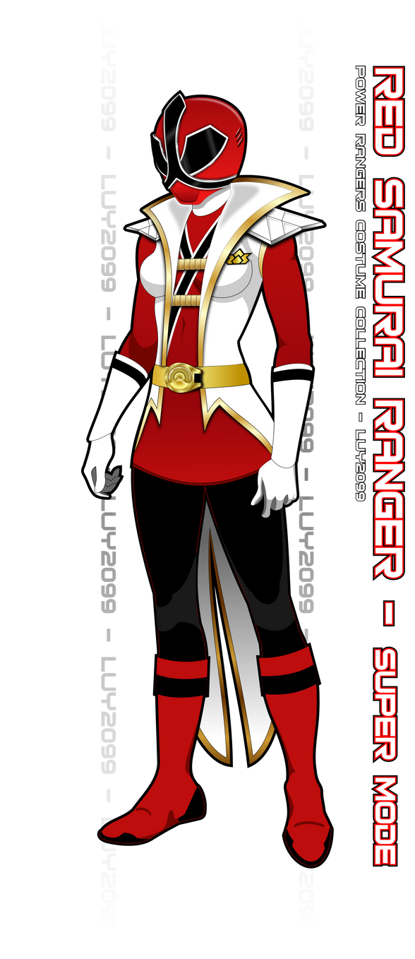 Samurai Red Ranger Super Mode - Lauren Shiba by Luy2099 on DeviantArt