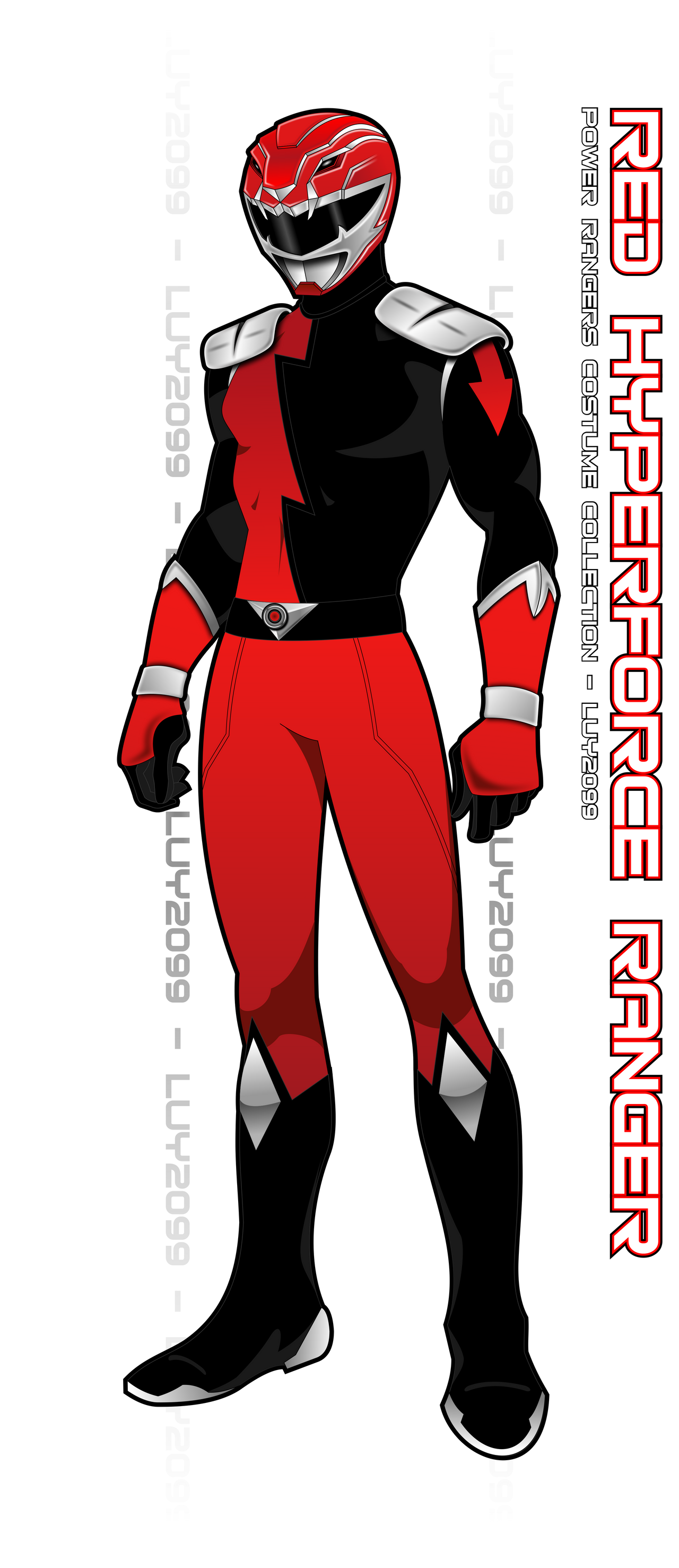 Hyperforce Red Ranger by Luy2099 on DeviantArt