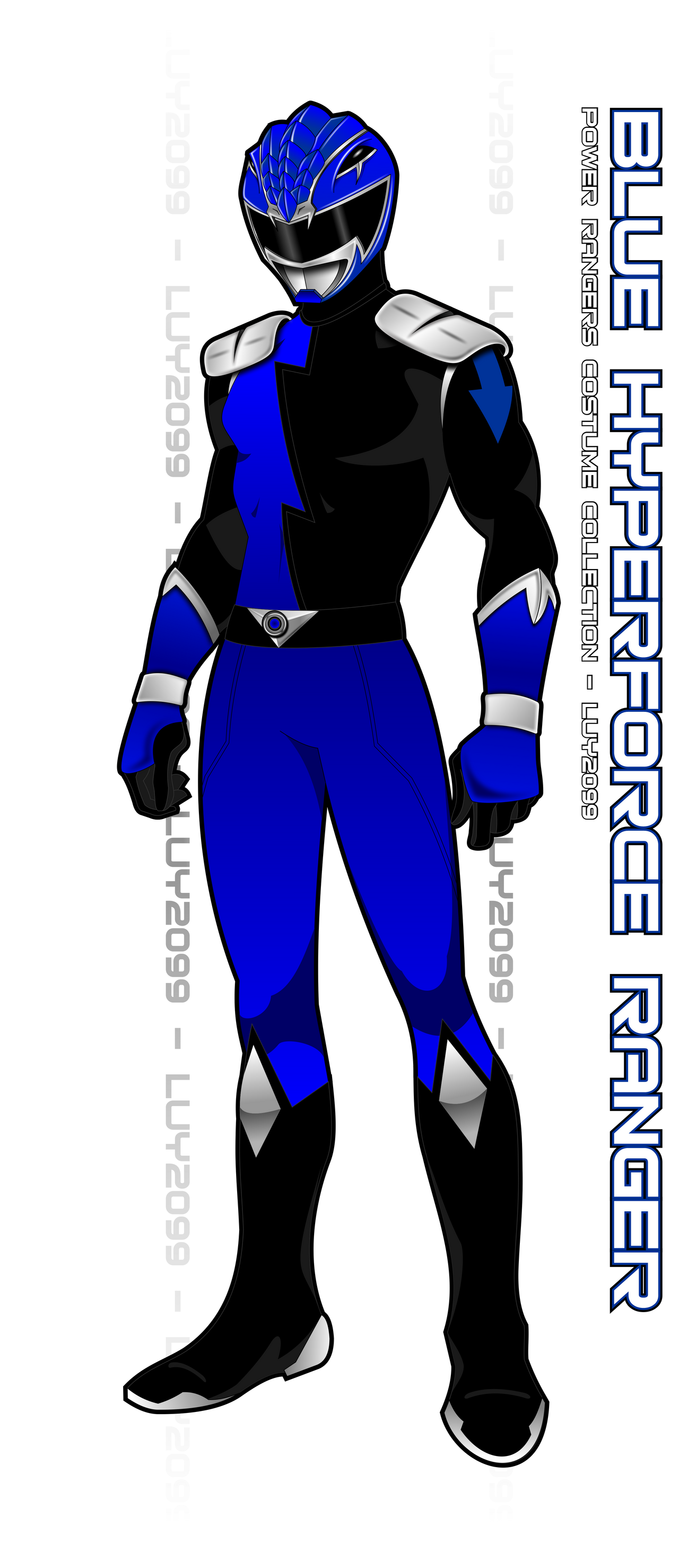 Hyperforce Blue Ranger by Luy2099 on DeviantArt