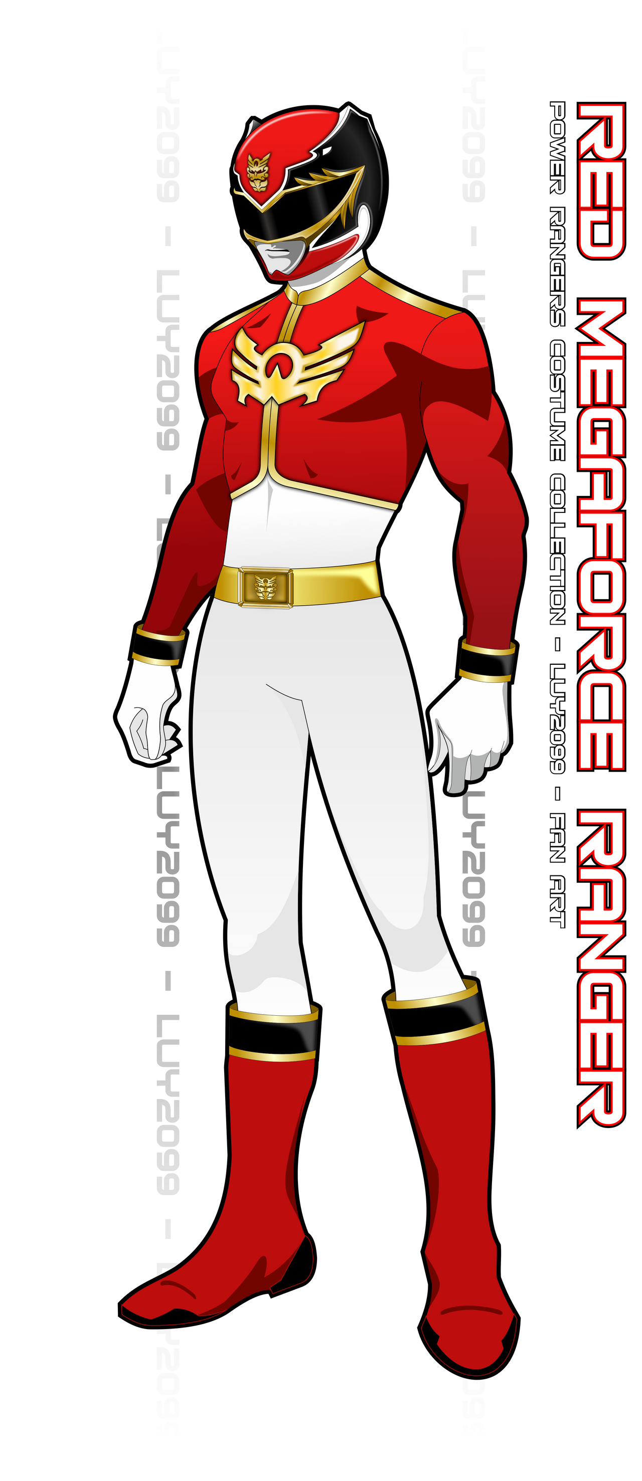 Megaforce Red Ranger by Luy2099 on DeviantArt