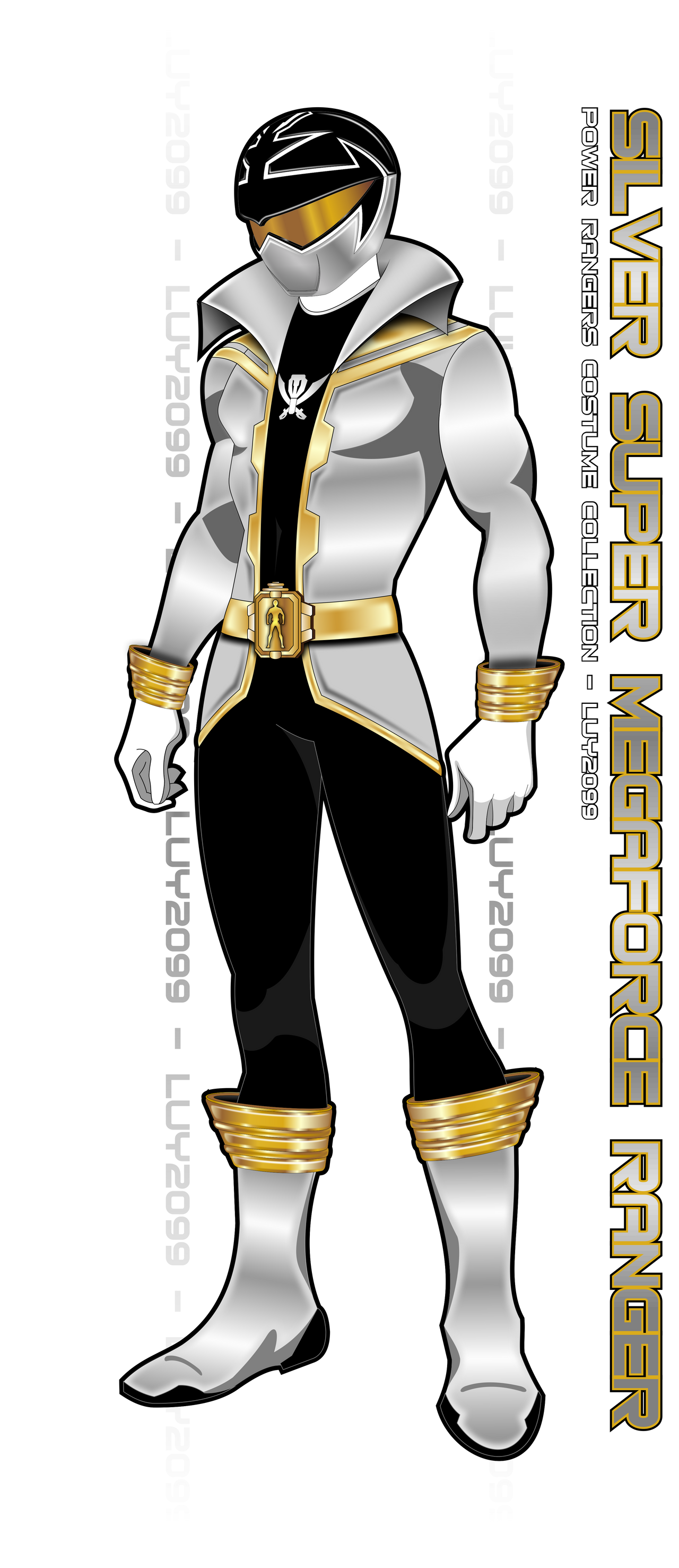Super Megaforce Silver Ranger by Luy2099 on DeviantArt