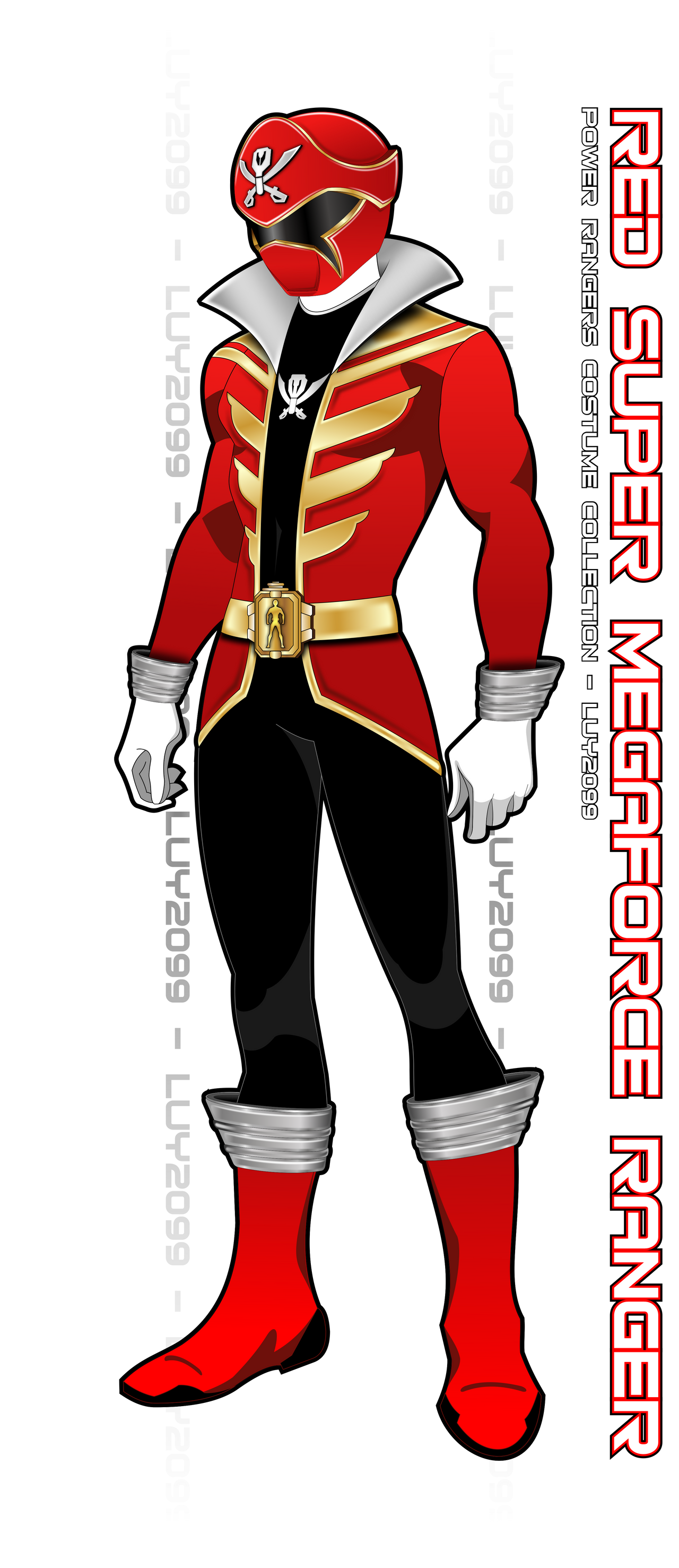 Super Megaforce Red Ranger by Luy2099 on DeviantArt