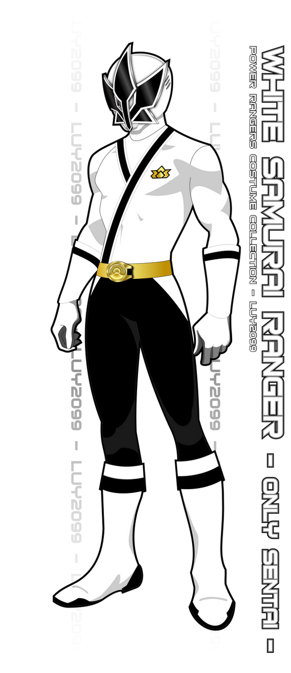 Samurai White Ranger - Only Sentai - by Luy2099 on DeviantArt