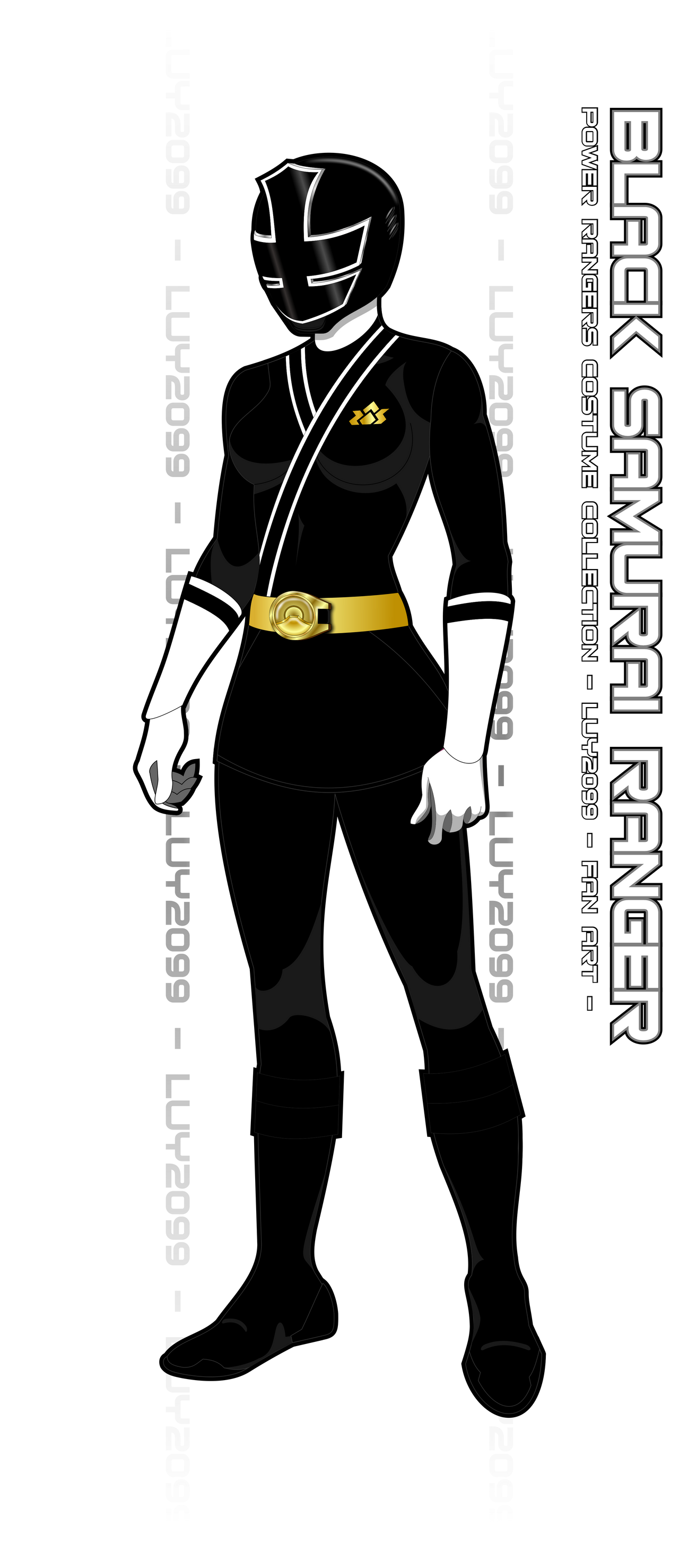Samurai Black Ranger -Luy Fan Art - by Luy2099 on DeviantArt