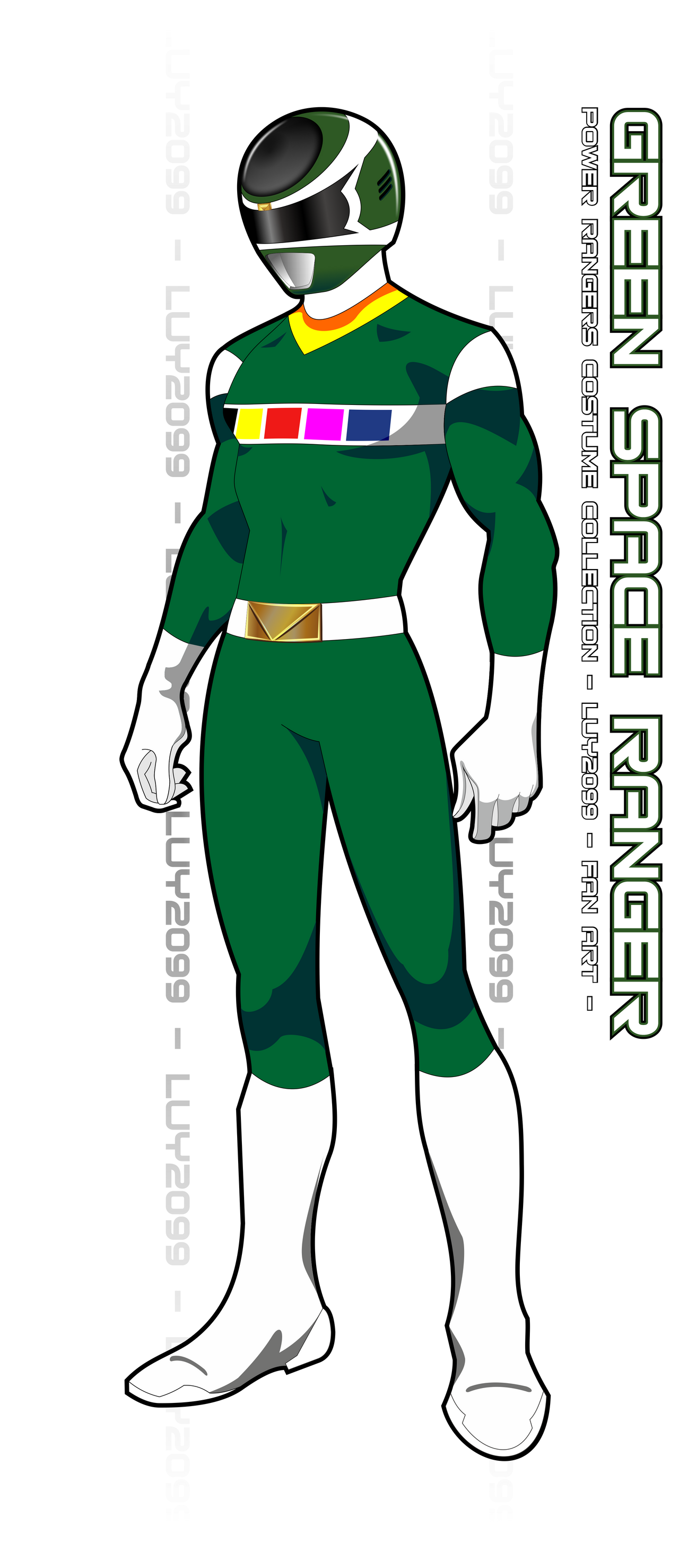 In Space Green Ranger - Luy Fan Art - by Luy2099 on DeviantArt