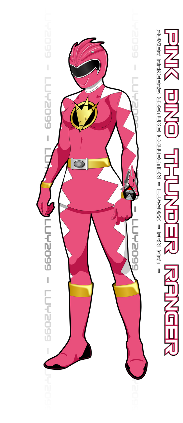 Dino Thunder Pink Ranger - Luy fan art - by Luy2099 on DeviantArt