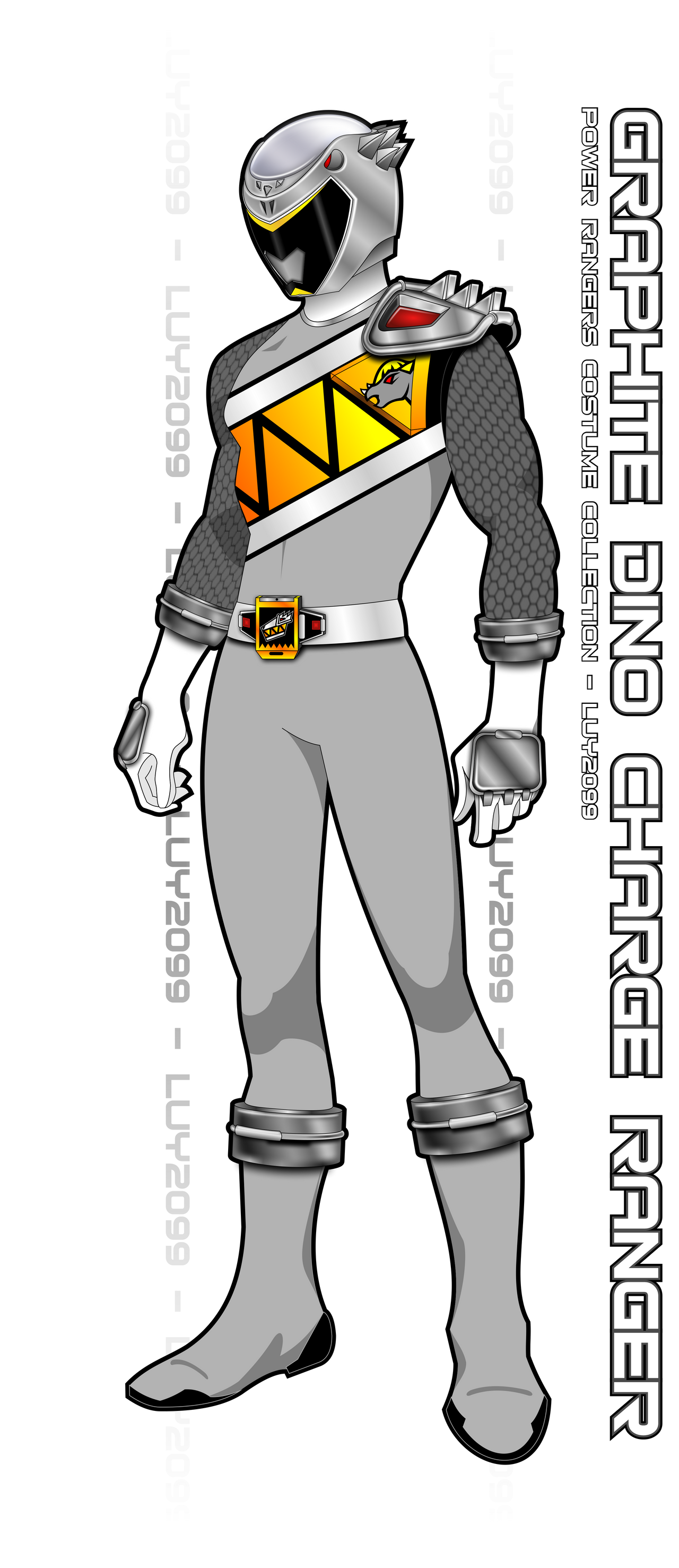 Dino Charge Graphite Ranger by Luy2099 on DeviantArt