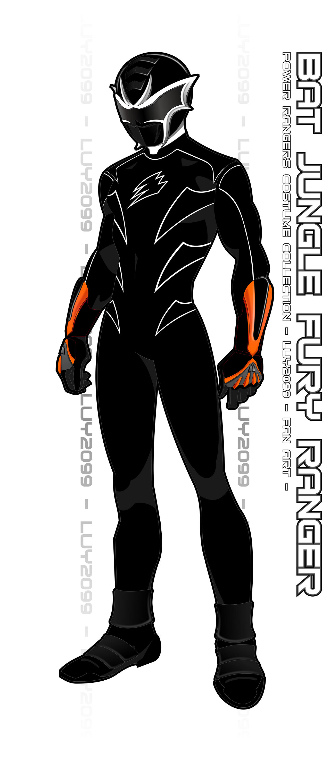 Jungle Fury Bat Ranger - Luy Fan Art - by Luy2099 on DeviantArt