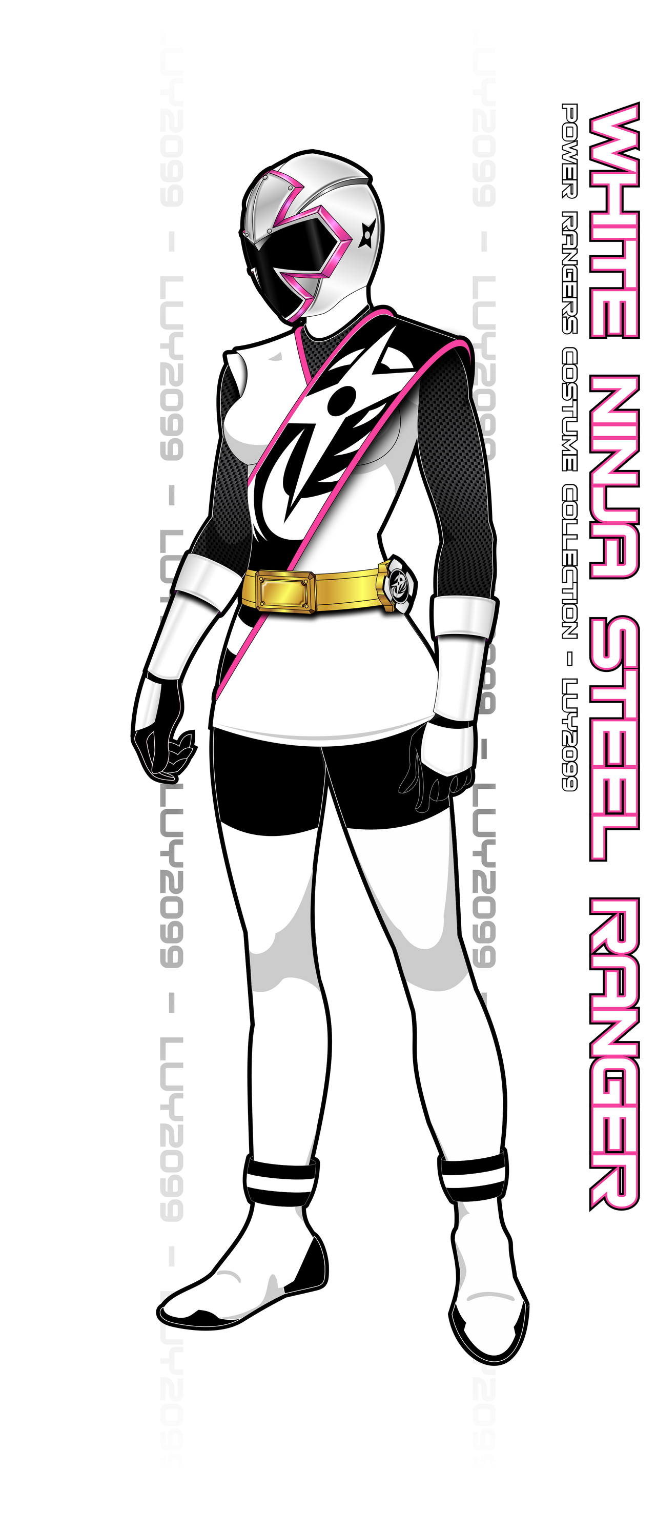 Ninja Steel White Ranger by Luy2099 on DeviantArt