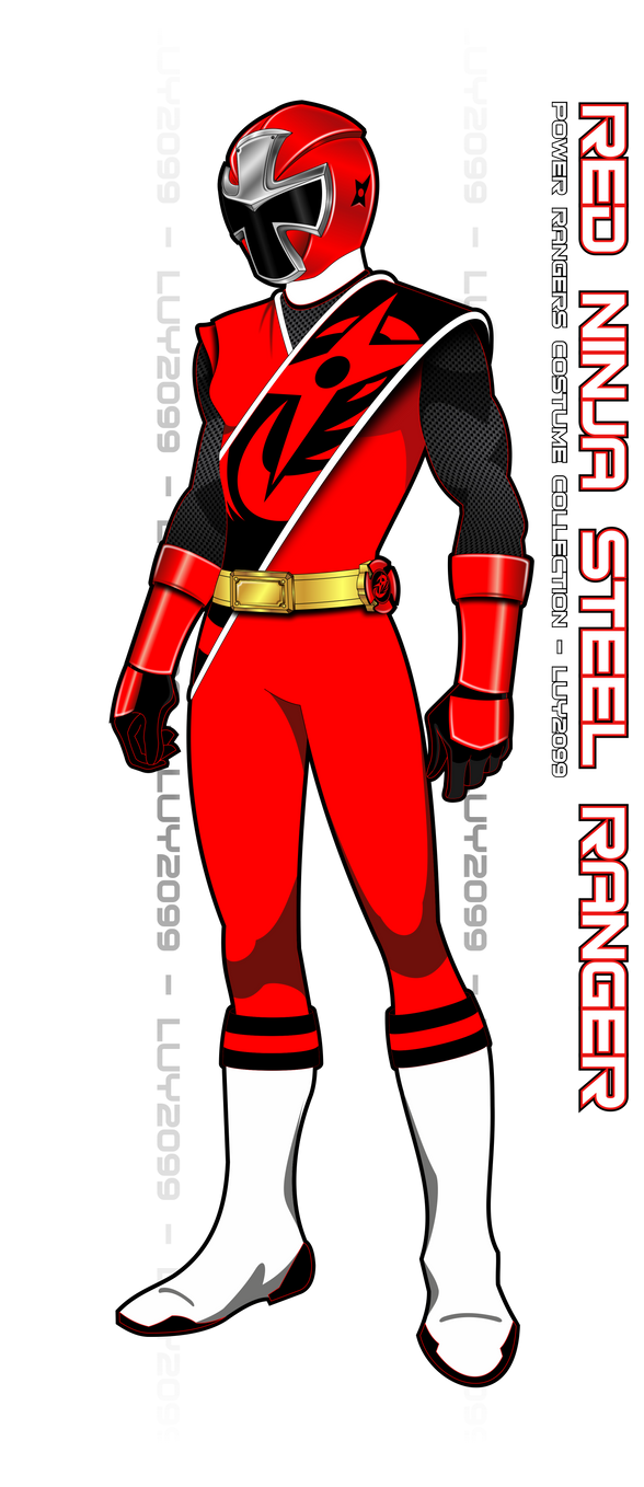 Ninja Steel Red Ranger by Luy2099 on DeviantArt