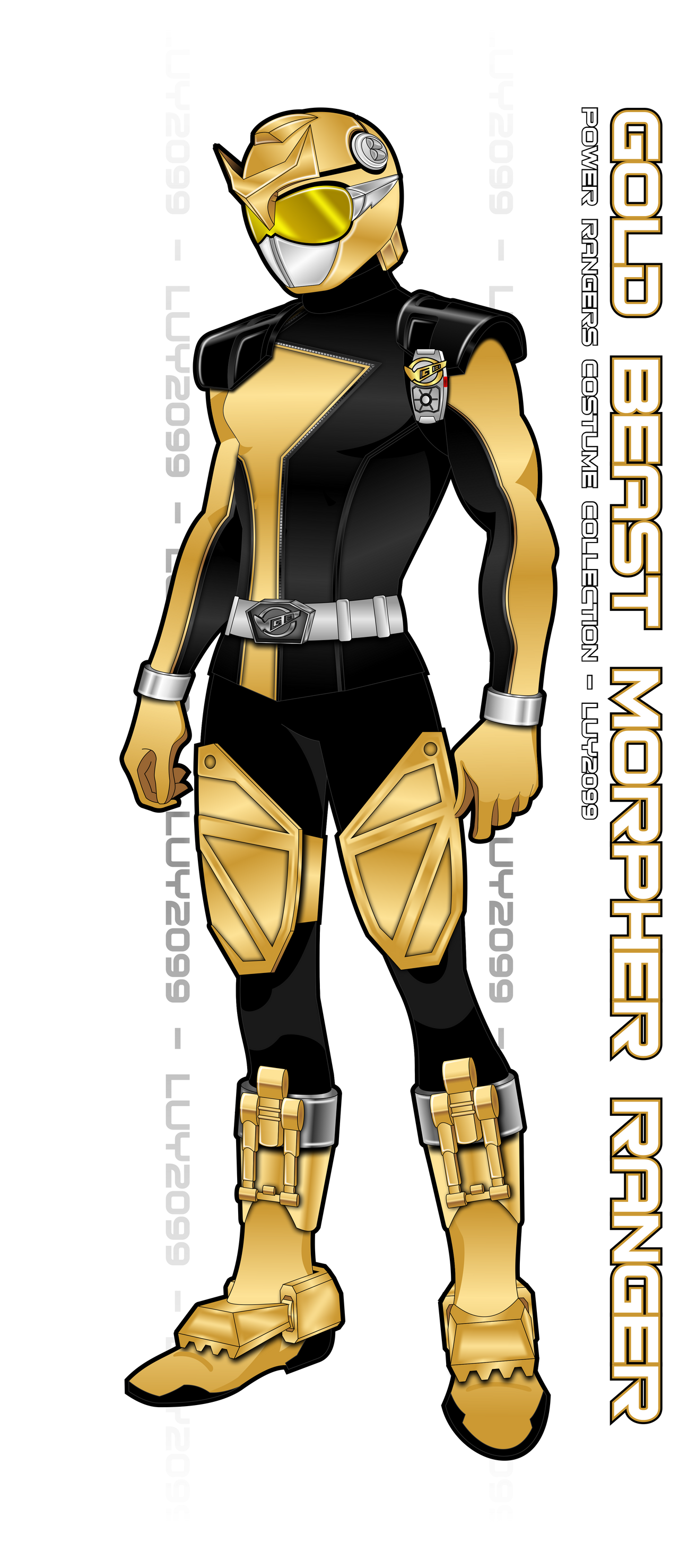 Beast Morpher Gold Ranger by Luy2099 on DeviantArt